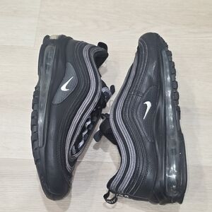 Nike Air Max 97 All Black Sneakers Size 7Y Shoes
